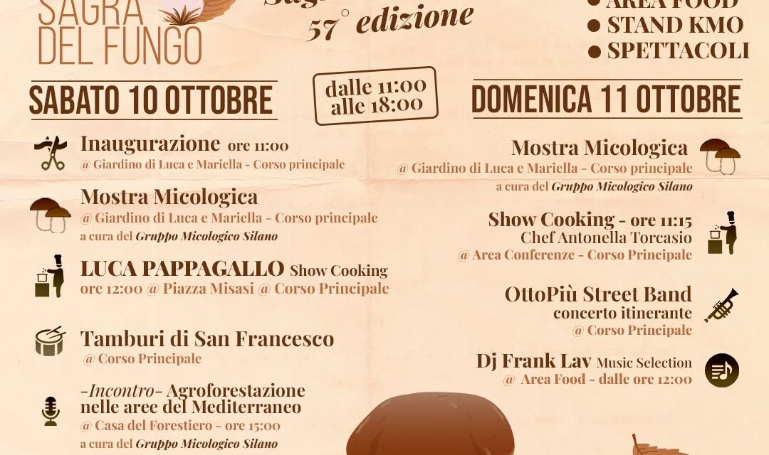 57ª SAGRA DEL FUNGO A CAMIGLIATELLO SILANO